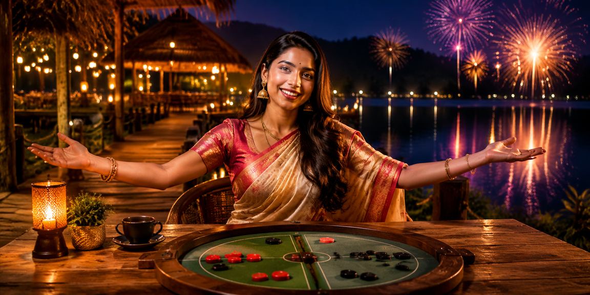 ঢাকায় অনলাইন বেটিং নিয়ন রাতের দৃশ্য